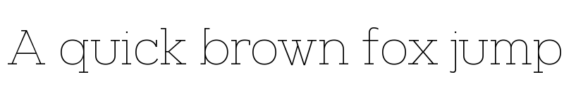 Preview of NeverMind Slab Thin font