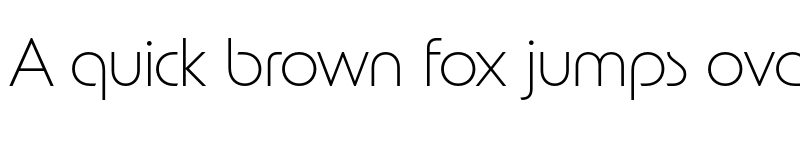 Preview of New Astro Light font