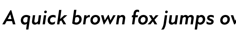 Preview of New Atten Bold Italic font