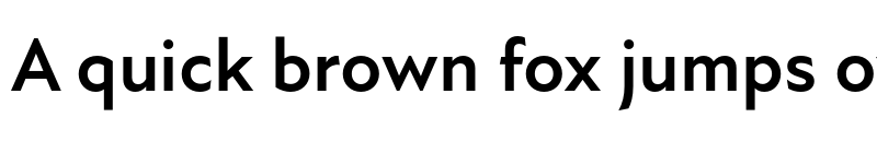 Preview of New Atten Bold font