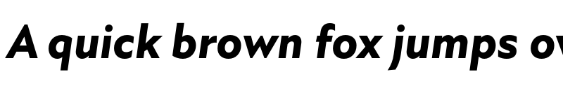 Preview of New Atten ExtraBold Italic font