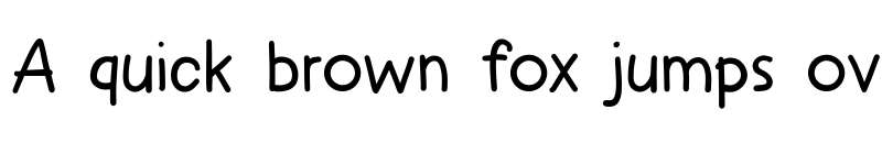 Preview of New Boba Regular font