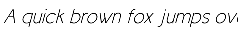 Preview of New Cicle Fina Italic font