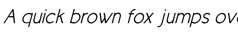 Preview of New Cicle Semi Italic font