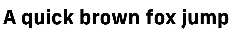 Preview of New Frank Bold font