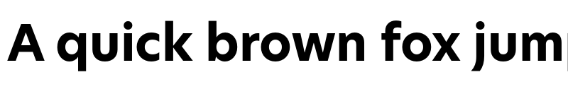 Preview of New Hero Bold font