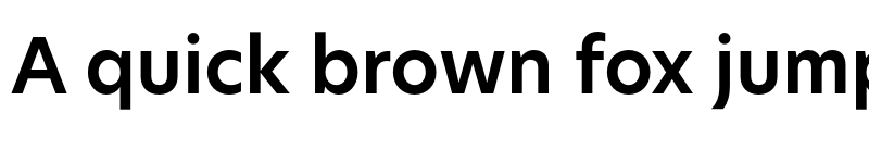 Preview of New Hero SemiBold font