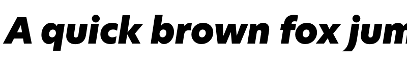 Preview of New Hero Super Italic font