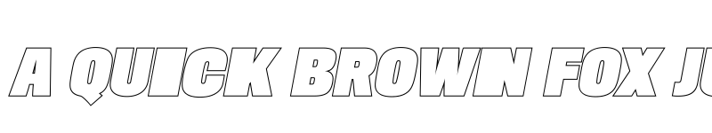 Preview of New Machines Outline Regular font