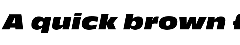 Preview of New Nord Extended Heavy Italic font