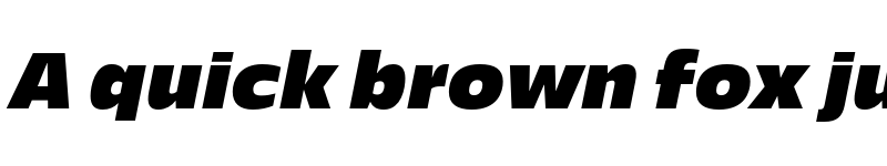 Preview of New Nord Heavy Italic font