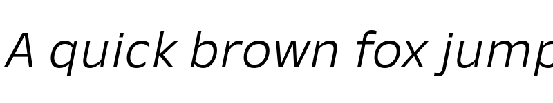 Preview of New Nord Light Italic font