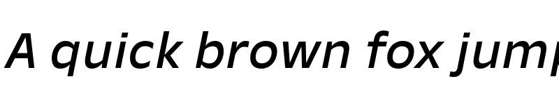 Preview of New Nord Medium Italic font