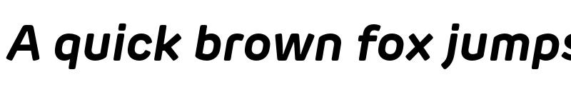 Preview of New Rubrik Edge Bold Italic font