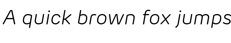 Preview of New Rubrik Edge Light Italic font