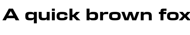 Preview of New Science Bold Extended font