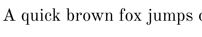 Preview of New Standard Regular font