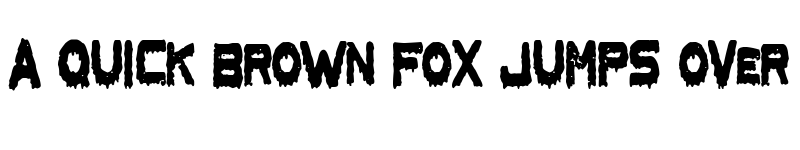 Preview of New Terror Regular font