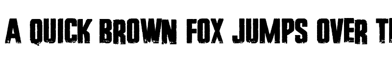 Preview of New York Hardcore Regular font