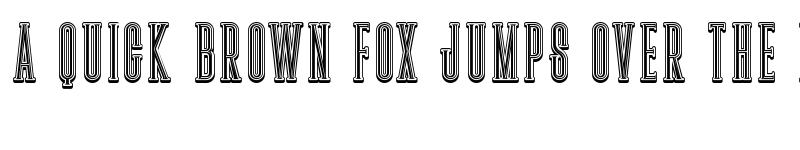 Preview of New york  line shadow Regular font