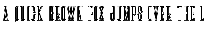 Preview of New york shadow Regular font