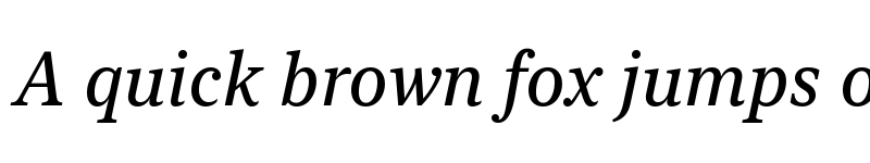 Preview of New York Small Regular Italic font