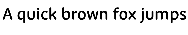 Preview of New Zen SemiBold font