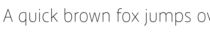 Preview of New Zen Thin font