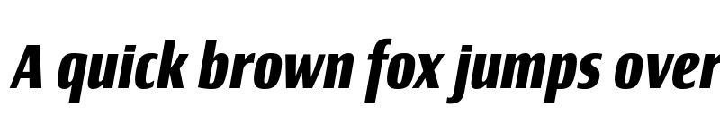 Preview of Newbery Sans Pro Cd Bold It font