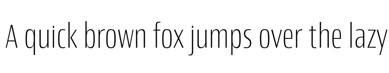 Preview of Newbery Sans Pro Cd ExtraLight font