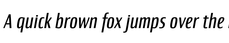 Preview of Newbery Sans Pro Cd Regular It font