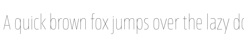 Preview of Newbery Sans Pro Cd Thin font