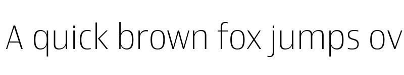 Preview of Newbery Sans Pro ExtraLight font