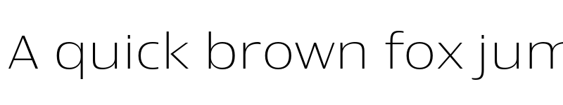 Preview of Newbery Sans Pro Xp ExtraLight font