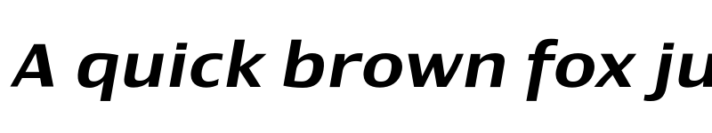 Preview of Newbery Sans Pro Xp Medium It font