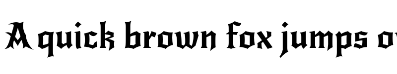 Preview of NewRocker Regular font