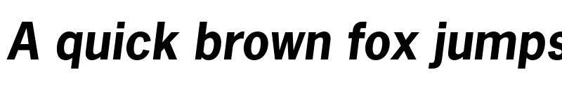 Preview of News Gothic Std Bold Italic font