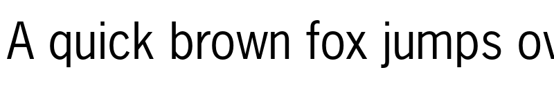 Preview of News Gothic Std Regular font