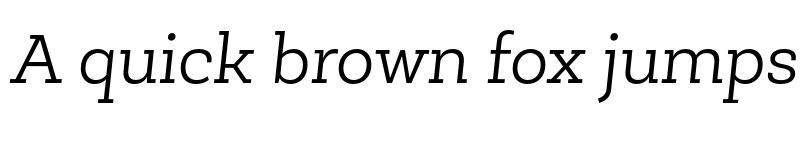 Preview of Newslab Light Italic font