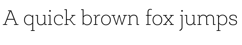 Preview of Newslab Thin font