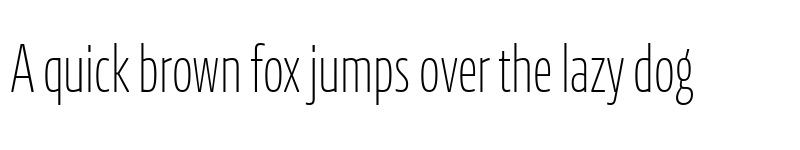 Preview of NewsSansWebSubset ThinComp font