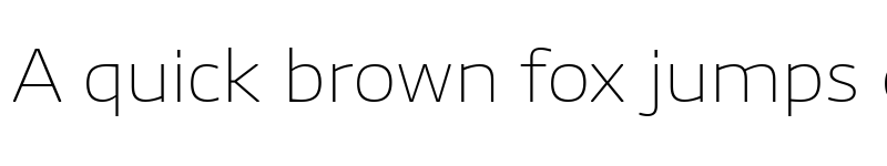 Preview of NewsSansWebSubset ThinWide font