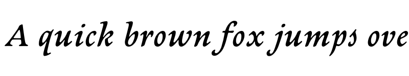 Preview of Newt Serif Demi Italic font