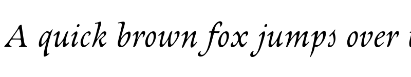 Preview of Newt Serif Italic font