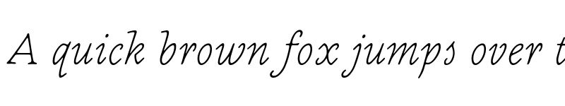 Preview of Newt Serif Light Italic font