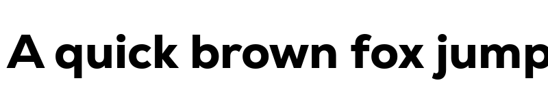 Preview of Nexa Heavy font