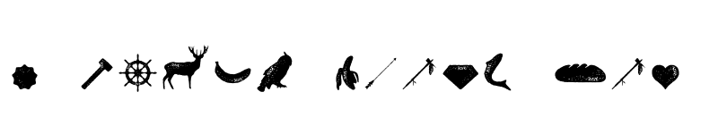 Preview of Nexa Rust Extras Free font