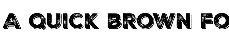 Preview of Nexa Rust Sans Black Shadow 2 font