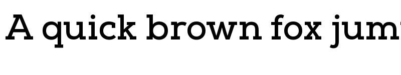 Preview of Nexa Slab Bold Regular font