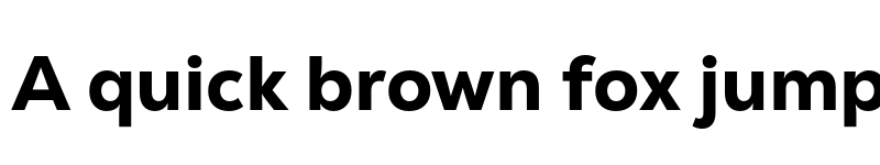 Preview of NexaText Heavy font